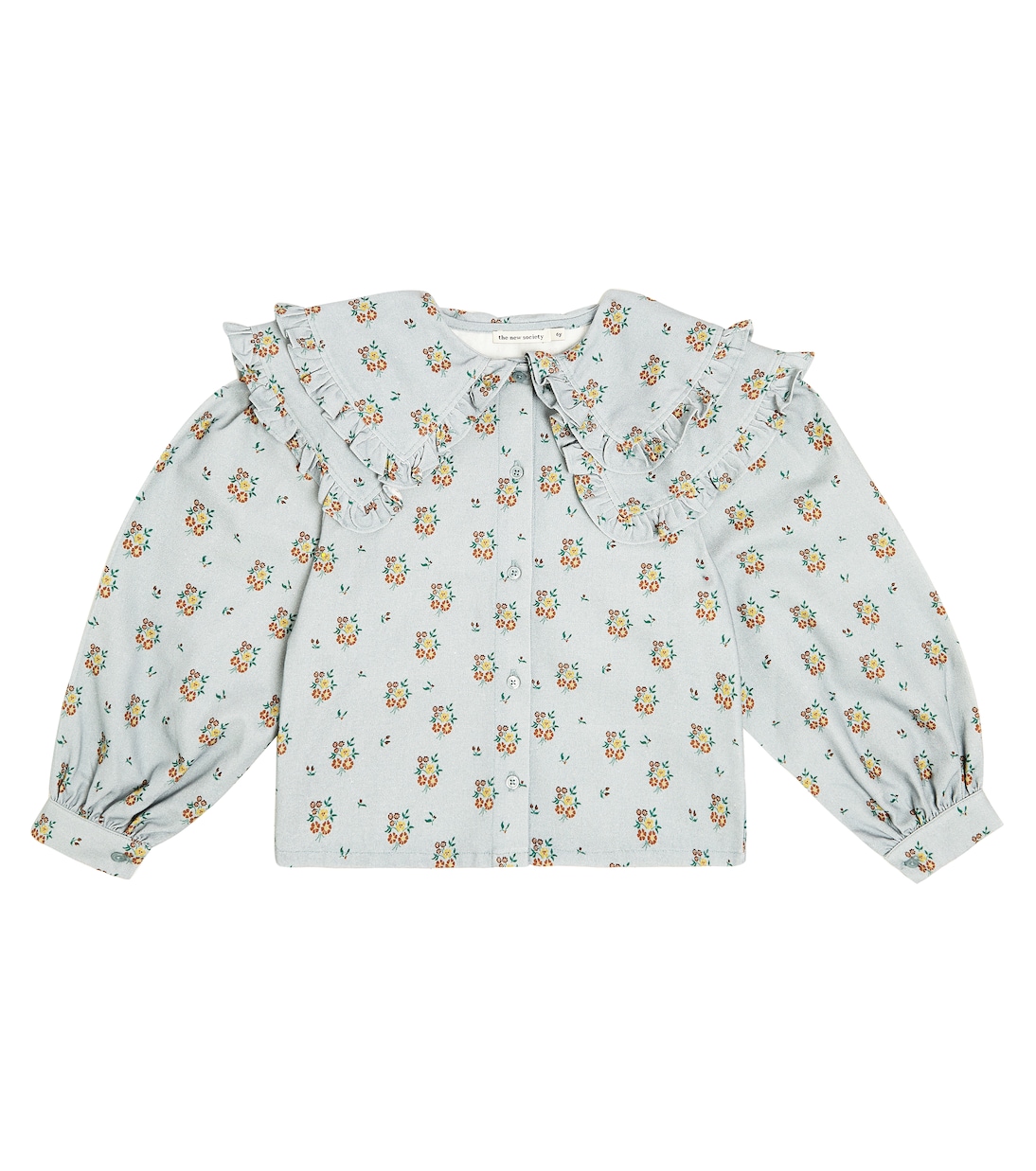 Top Jimena in cotone con volant | The New Society