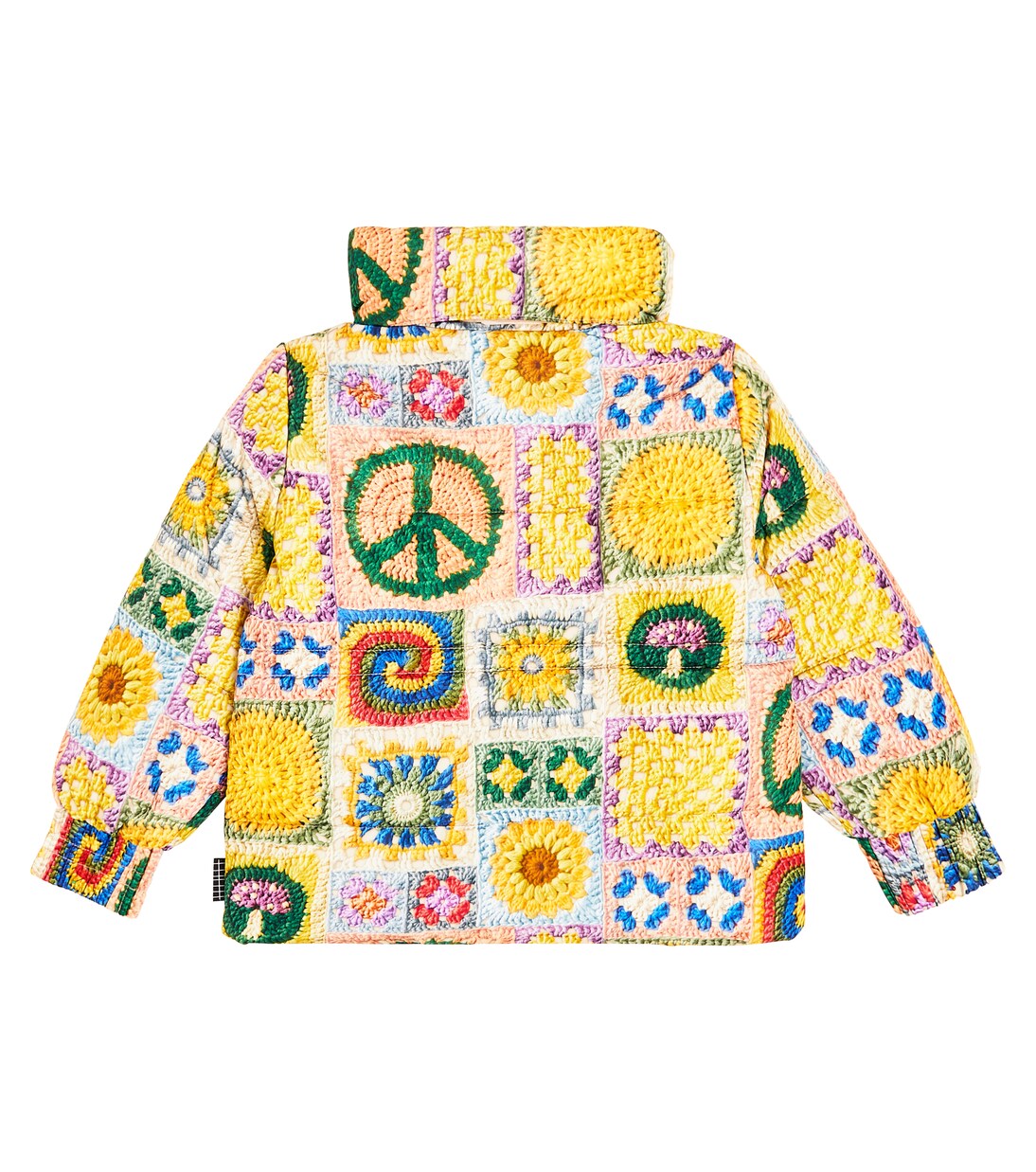 Wattierte Jacke Hally aus Häkelstrick | Molo
