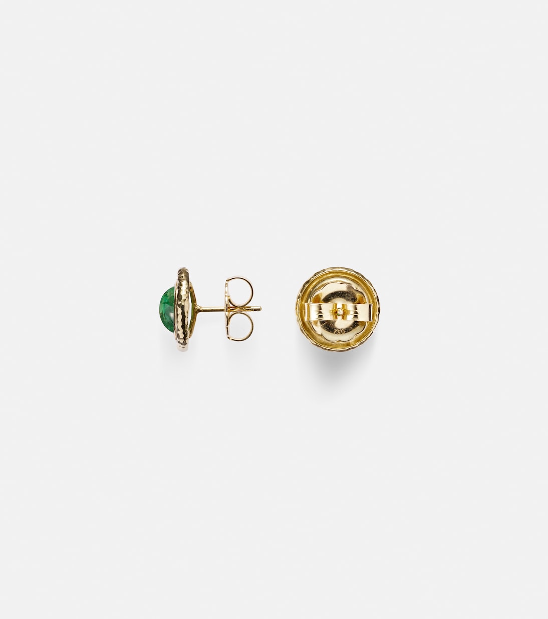 Orecchini Octavia Elizabeth in oro 18kt con dettagli in tsavorite per uno stile giovane e raffinato