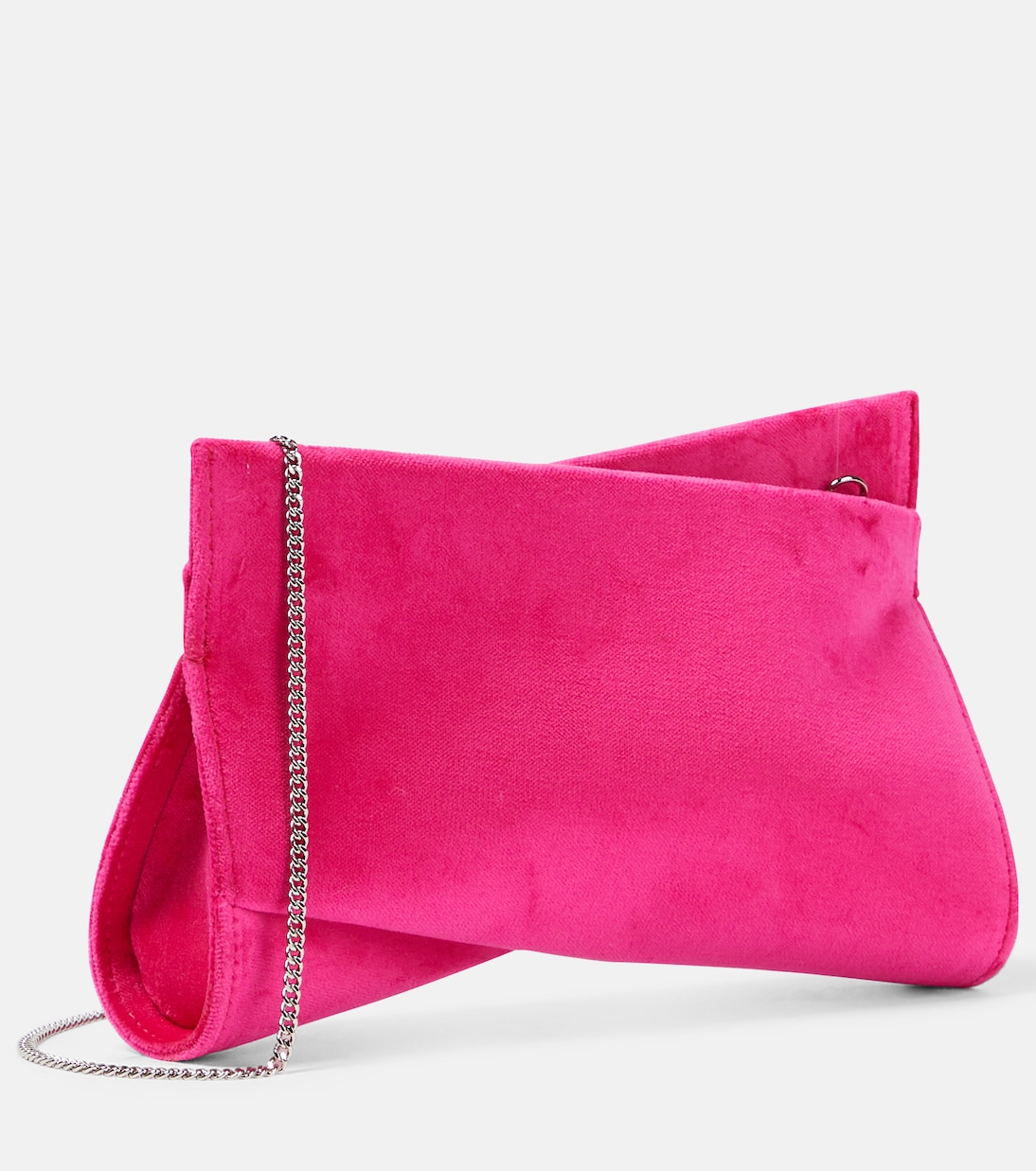 Clutch Loubitwist Small in velluto | Christian Louboutin