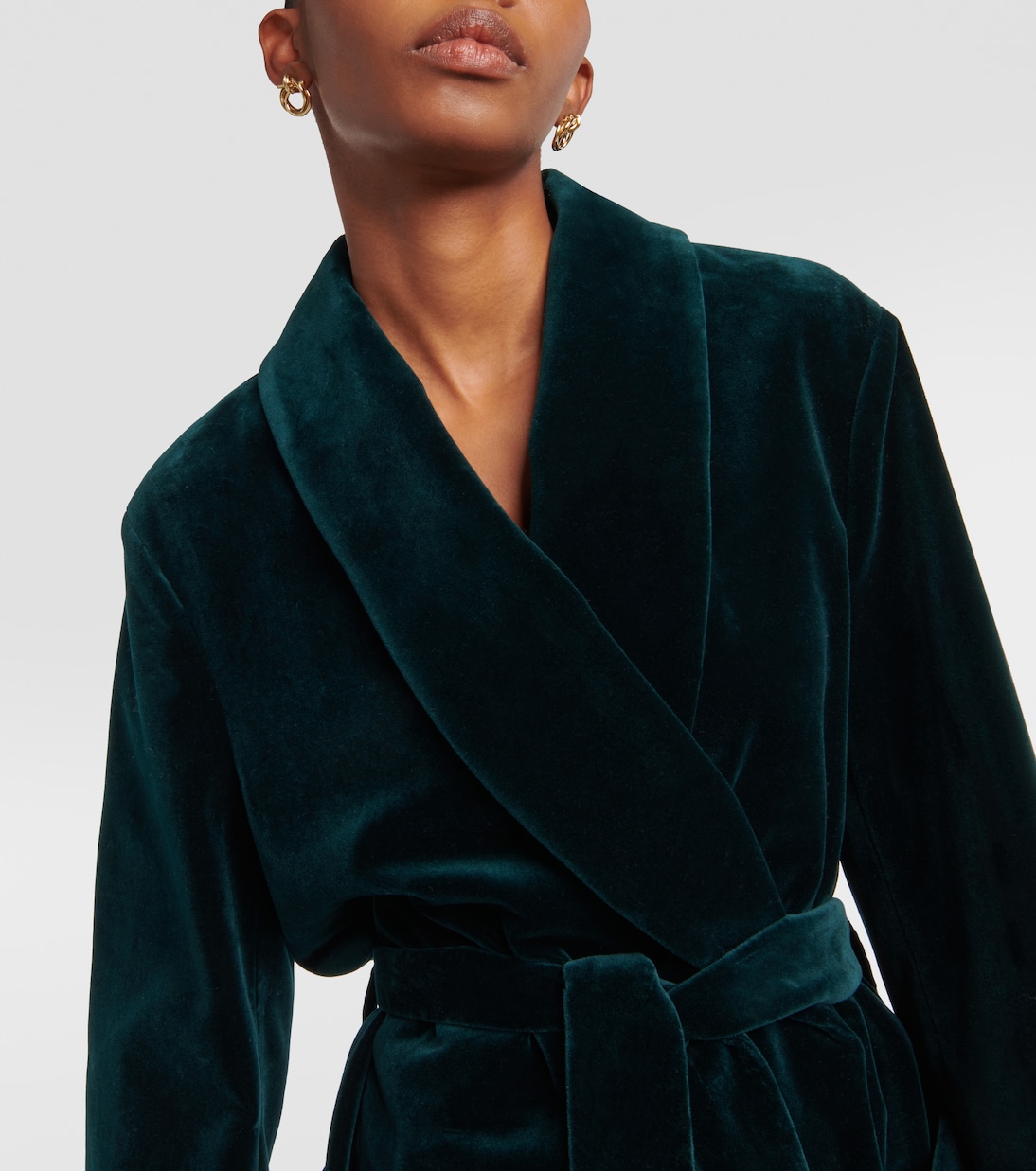 Chaqueta de Terciopelo Algodón Loro Piana para Jóvenes Modernos