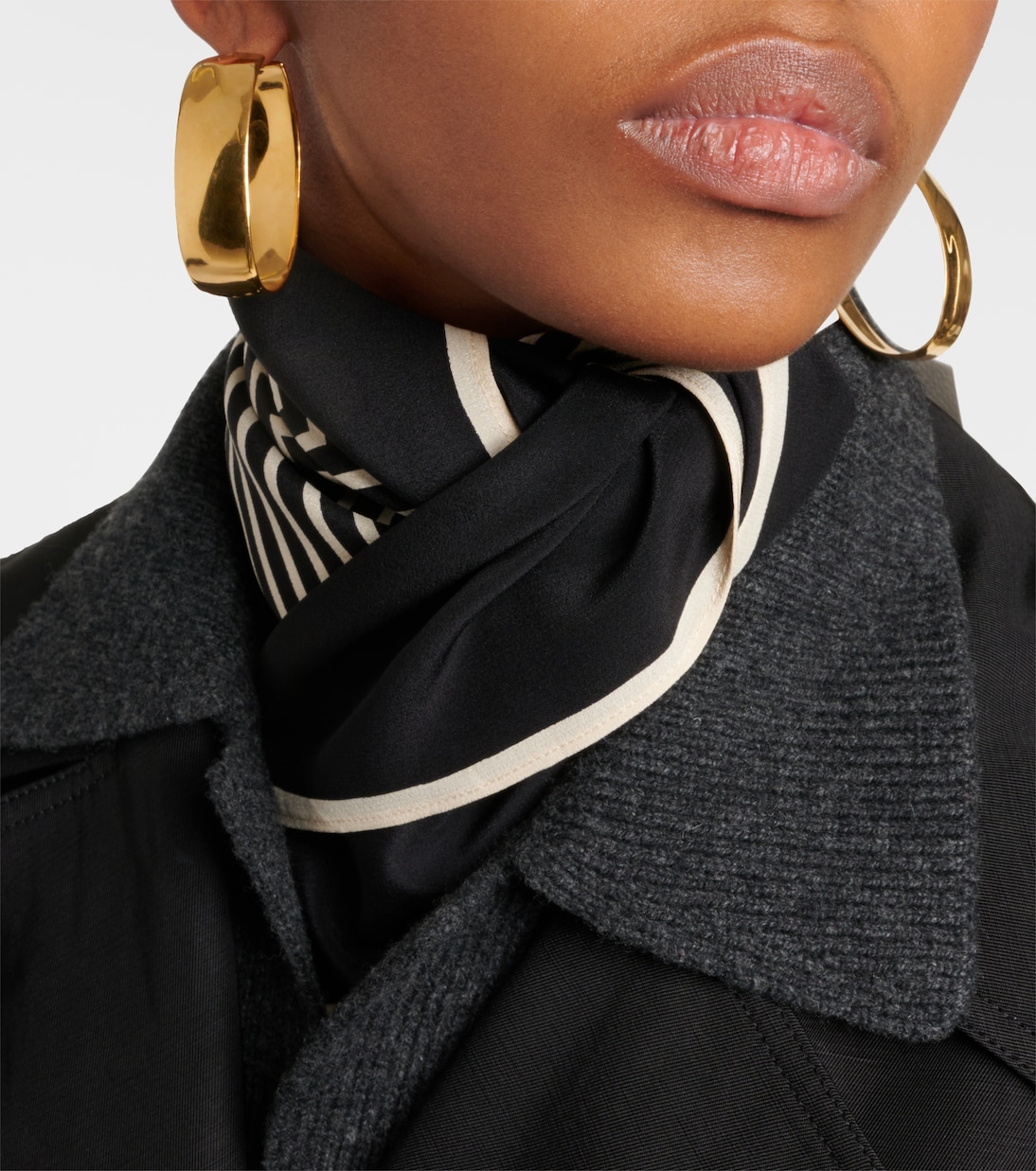 Foulard in seta con stampa | Toteme