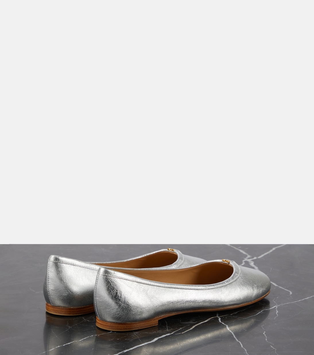 Ballerine Marcie in pelle metallizzata | Chloé