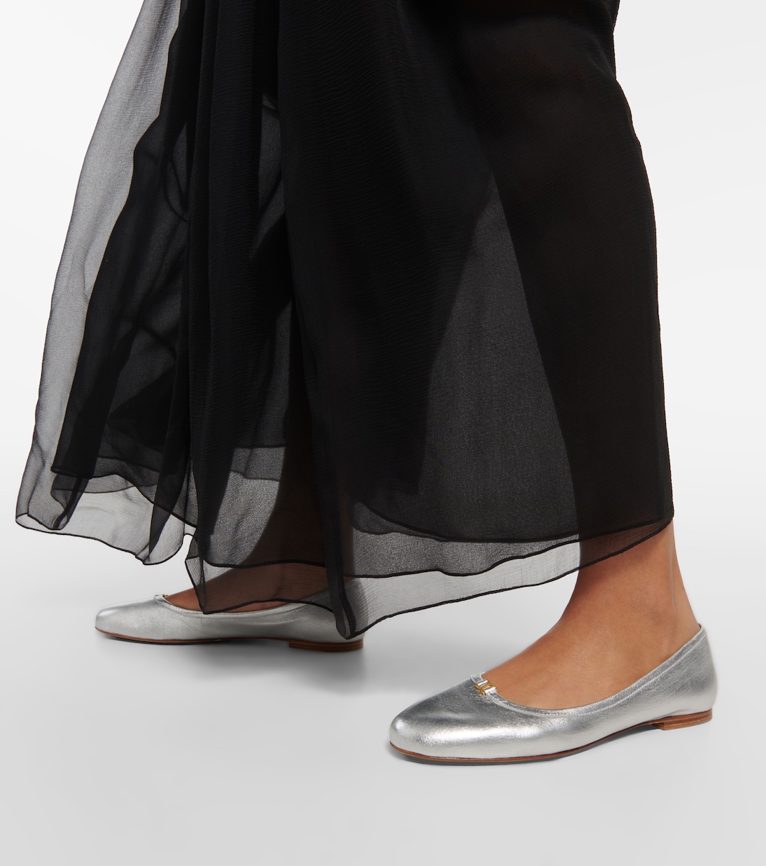 Ballerine Marcie in pelle metallizzata | Chloé