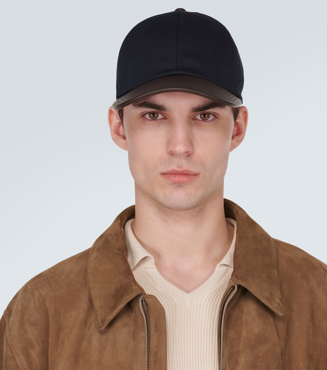 Gorra de algodón con piel | Berluti