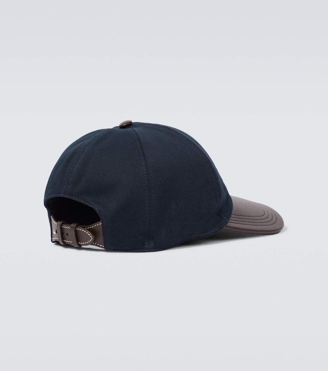 Gorra de algodón con piel | Berluti