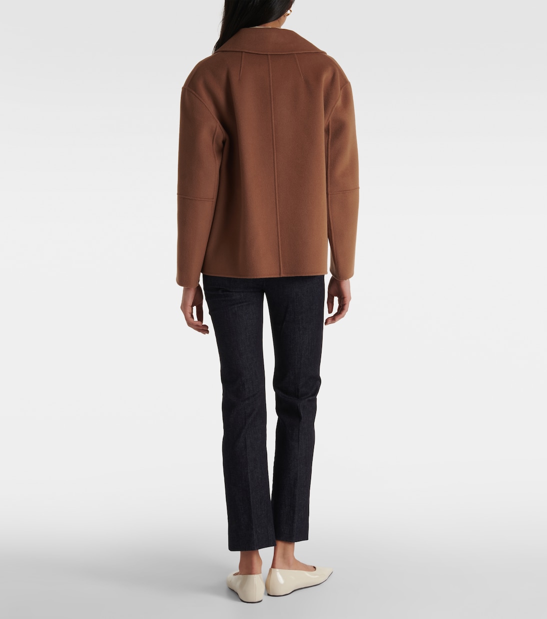 Cape double-breasted virgin wool peacoat | 'S Max Mara