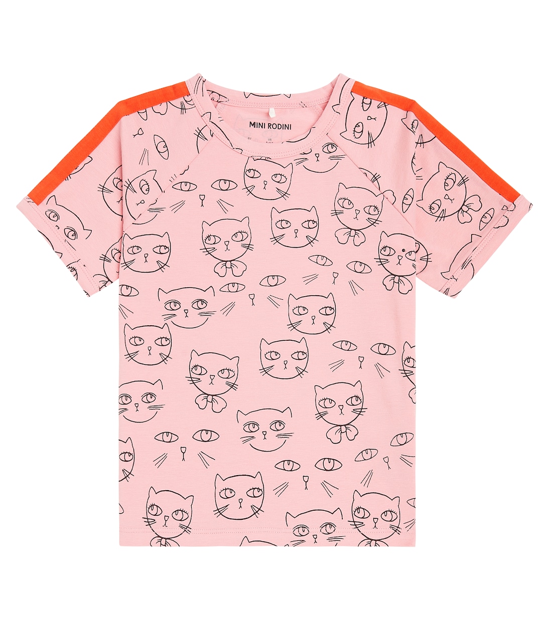 Camiseta Cathlethes de mezcla de algodón | Mini Rodini