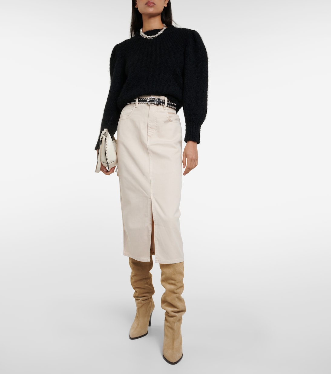 Tilauria denim midi skirt | Isabel Marant