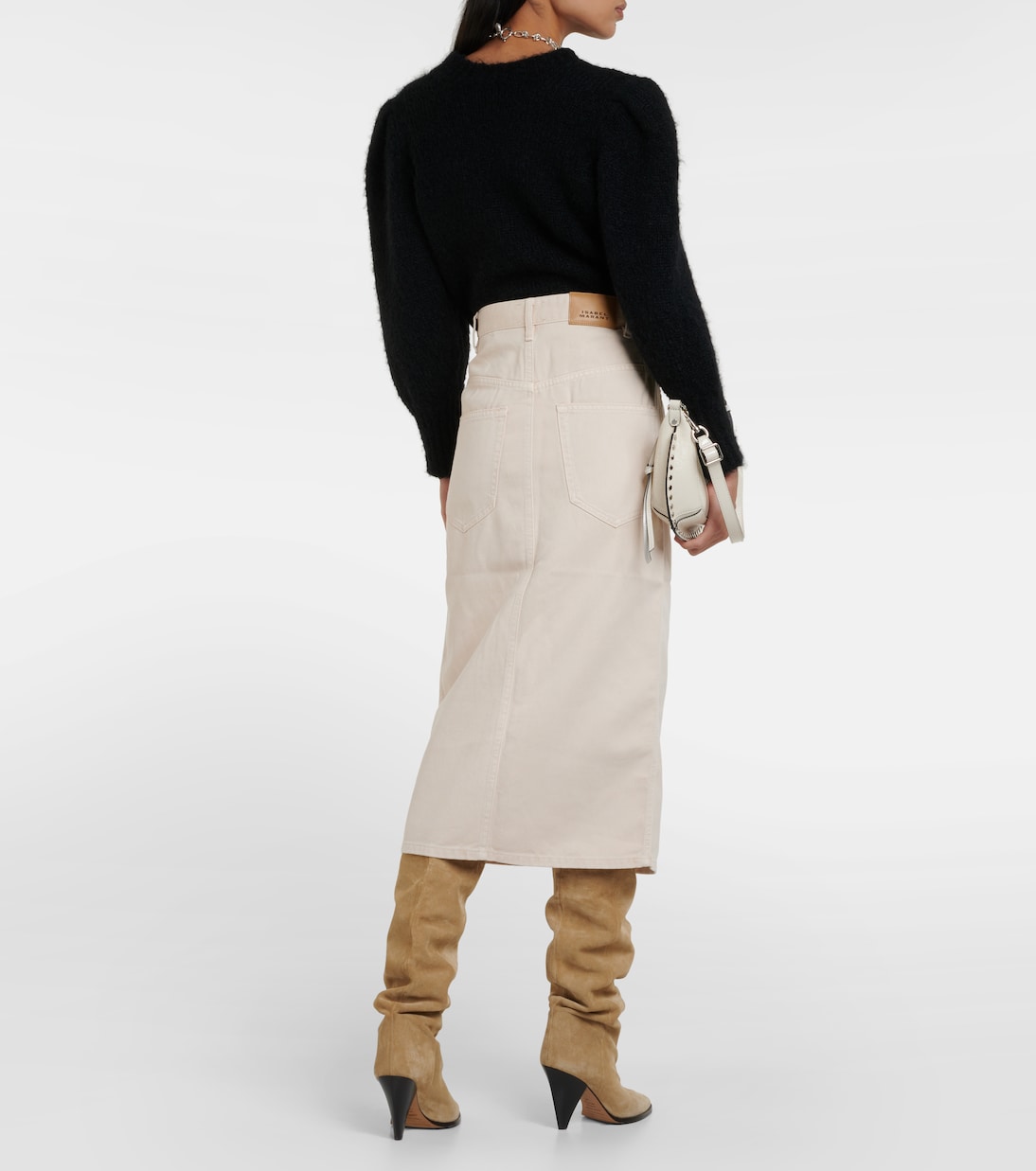 Tilauria denim midi skirt | Isabel Marant