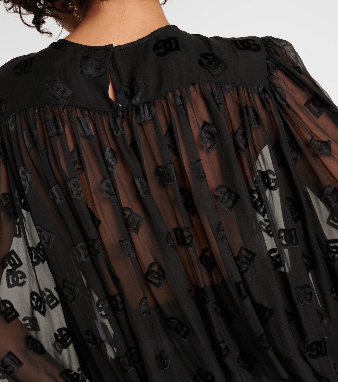 Blusa DG in raso | Dolce&Gabbana