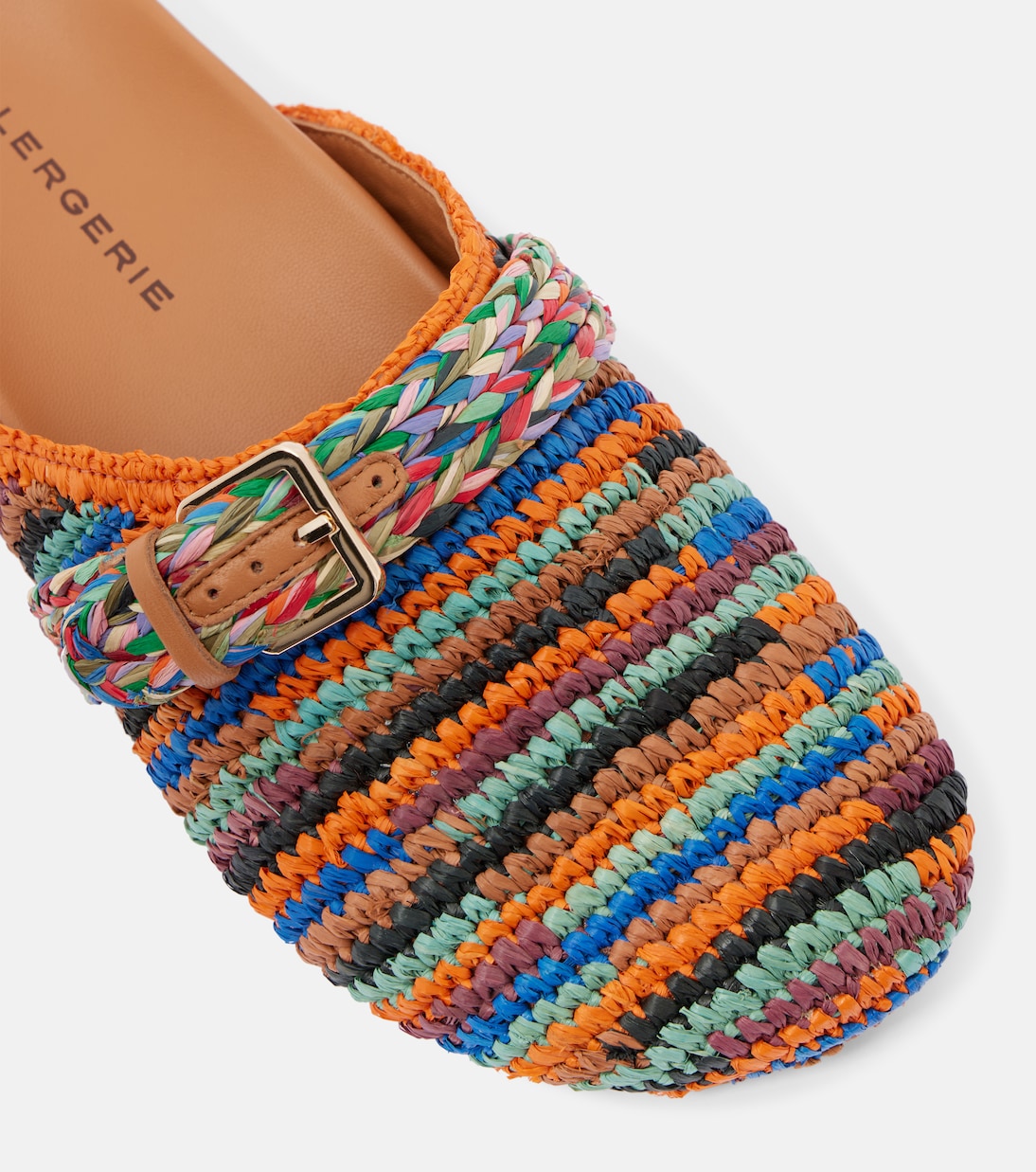 Slippers Quinta aus Raffiabast | Clergerie