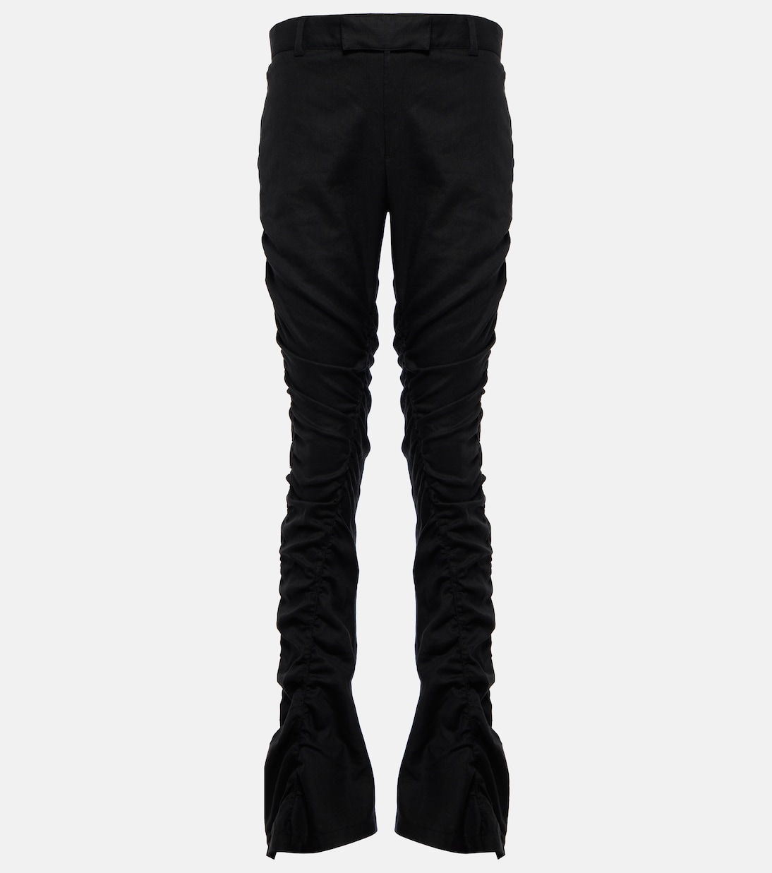 Pantalones flared de mezcla de lino | Acne Studios