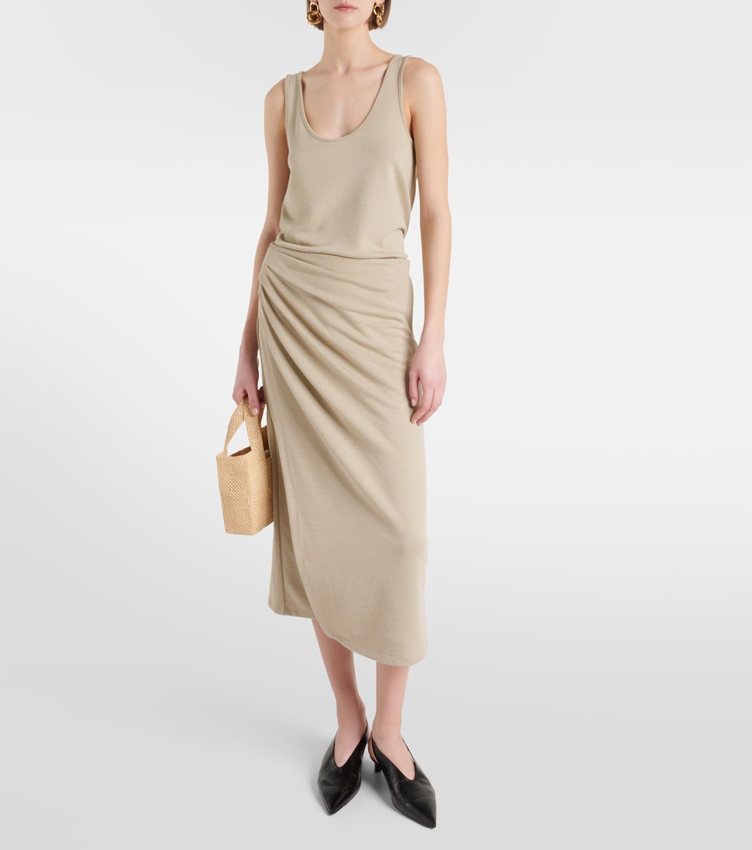 Falda envolvente de jersey | Vince