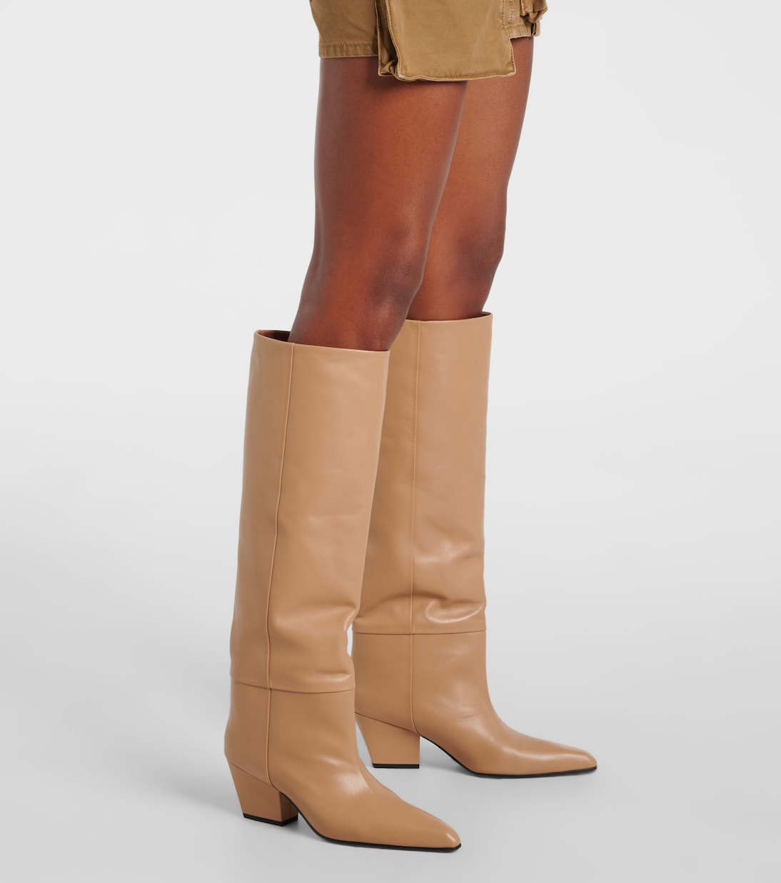 Botas altas Jane de piel | Paris Texas