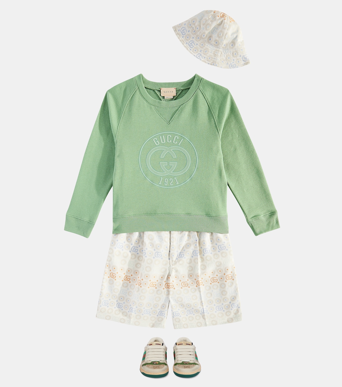 GG cotton jacquard bucket hat | Gucci Kids