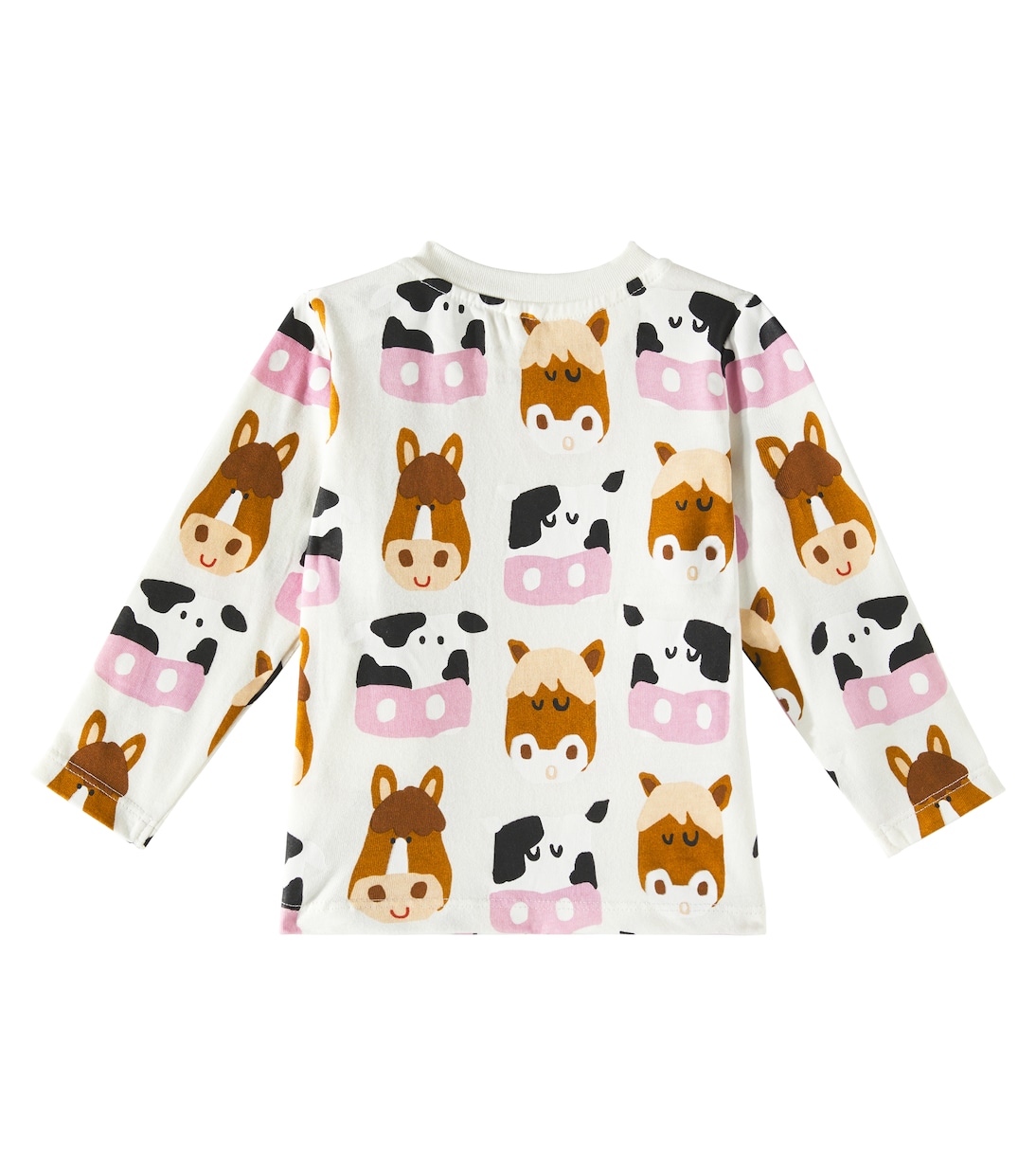 Top in jersey di cotone con stampa | Stella McCartney Kids