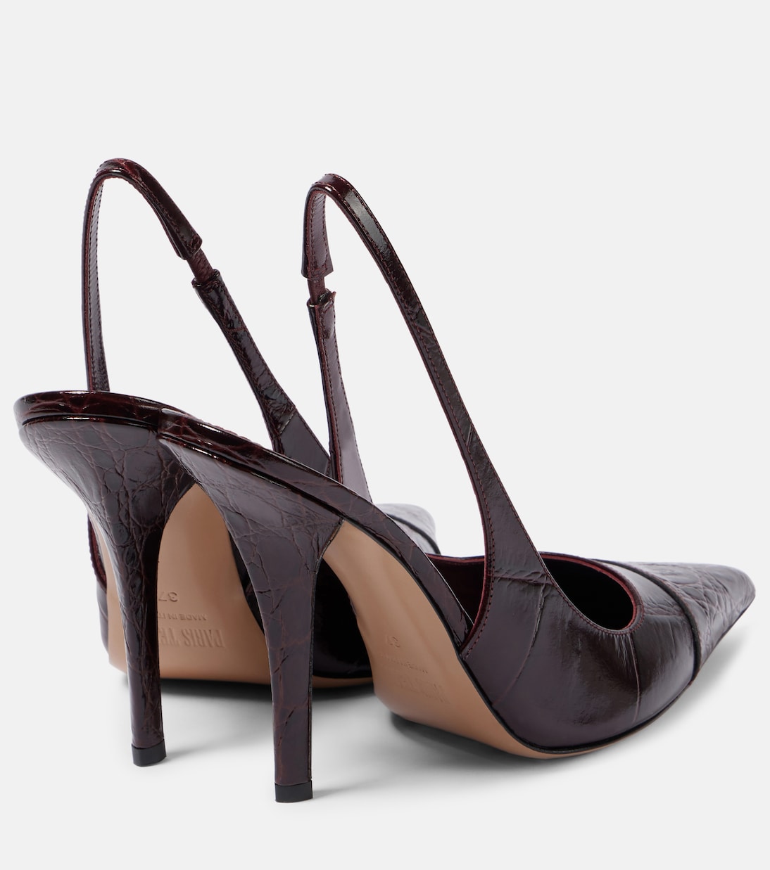 Escaprins slingback Miranda 105 en cuir embossé | Paris Texas