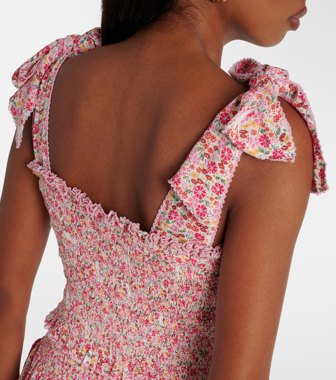 Top raccourci Trini à fleurs | Poupette St Barth