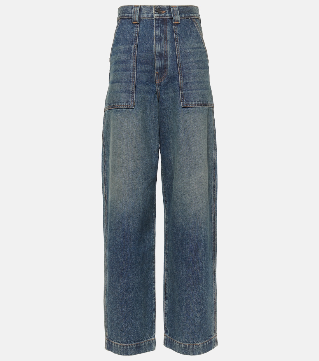 Jeans regular Hewitt a vita alta | Khaite