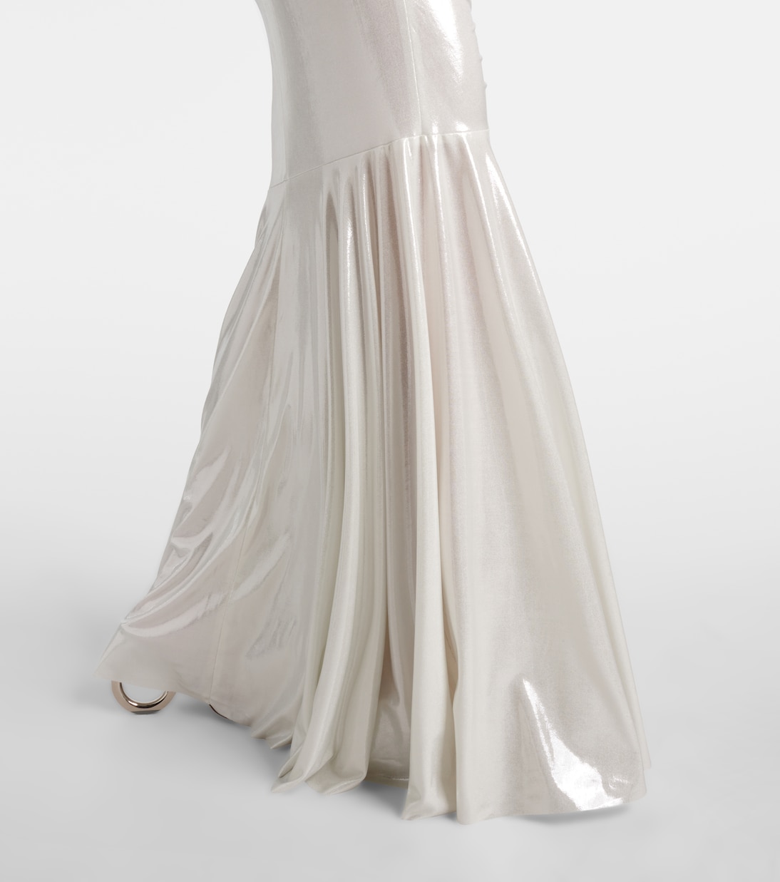 Robe longue métallisée | Norma Kamali