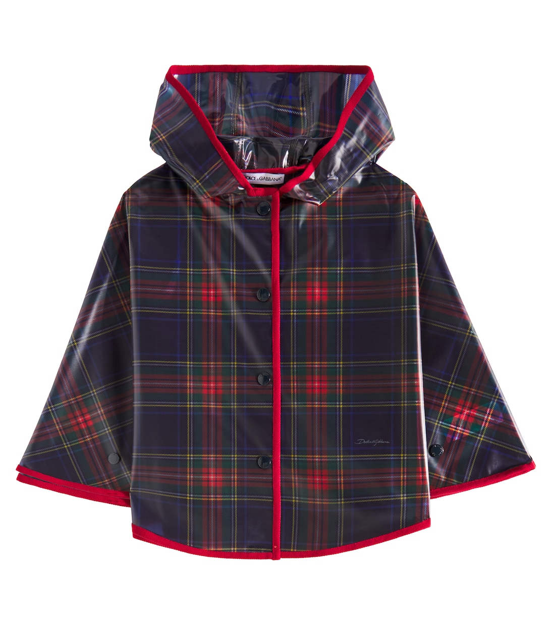 Impermeabile a quadri | Dolce&Gabbana Kids