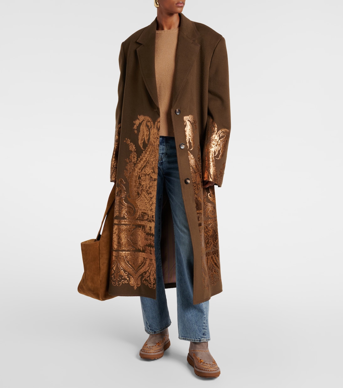 Zarina shearling-lined suede snow boots | Clergerie
