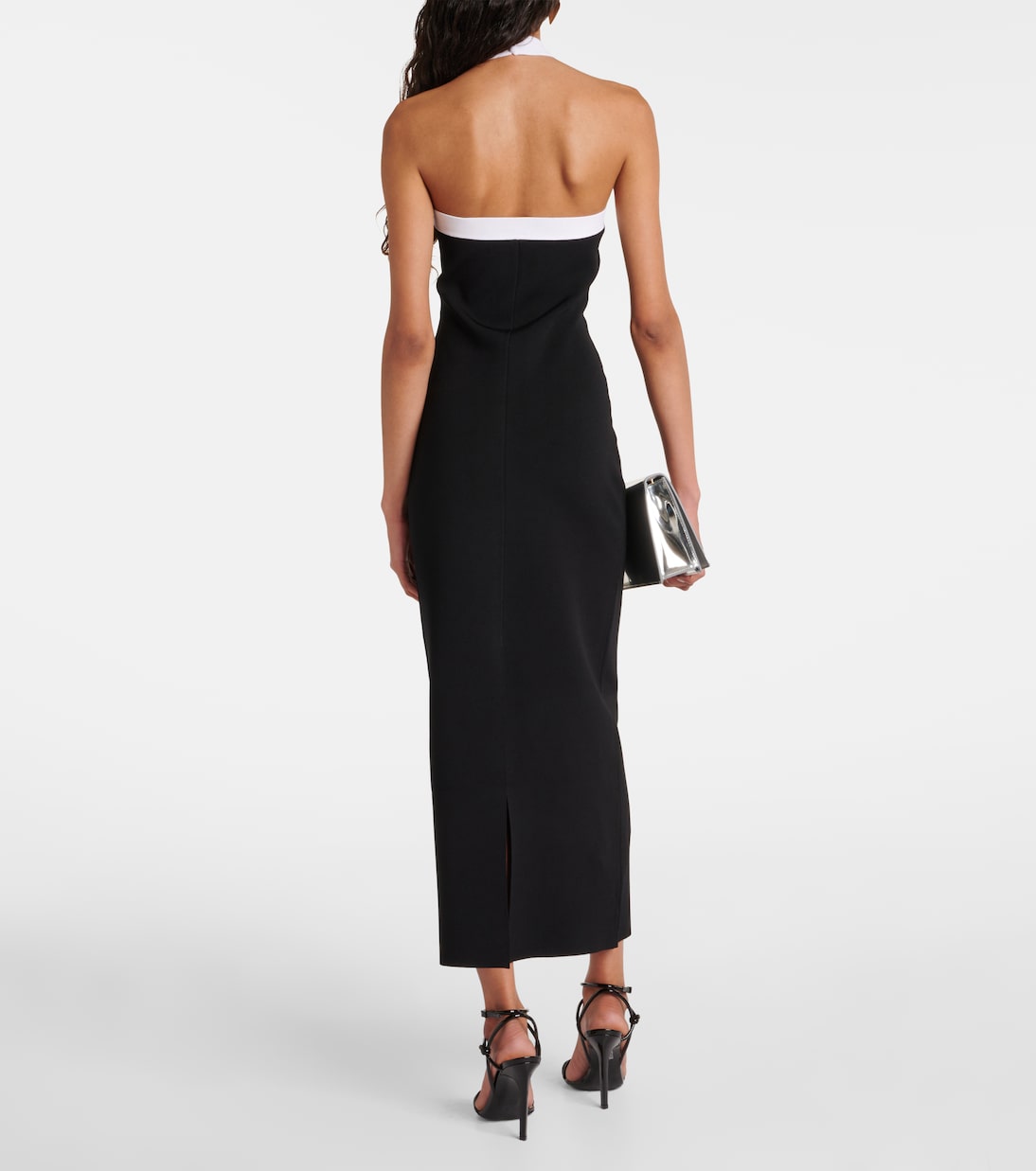Abito midi con scollo all’americana | Roland Mouret