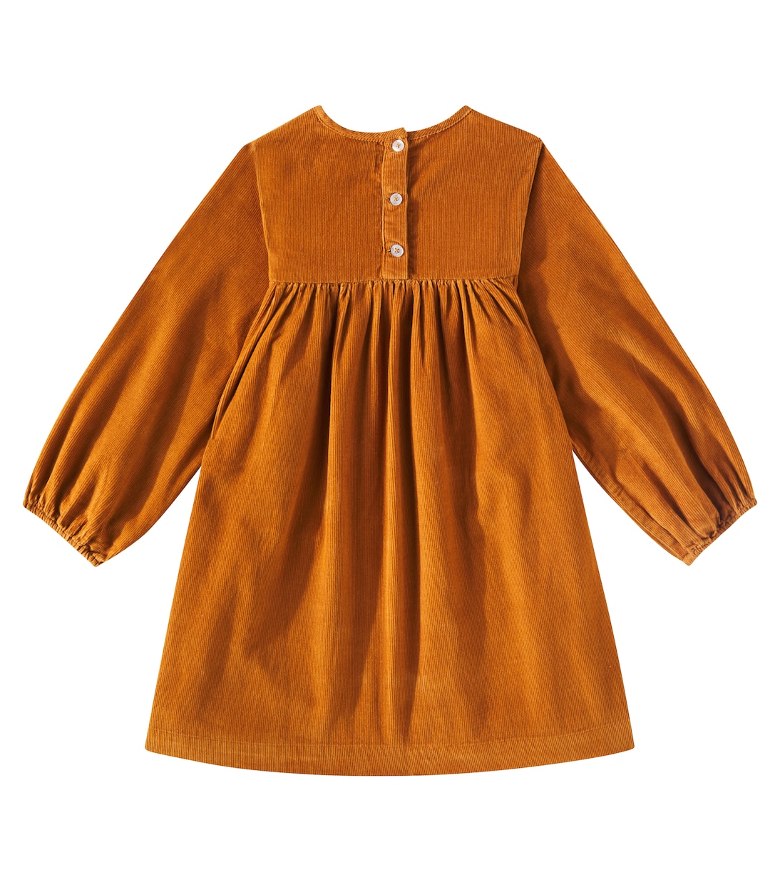Besticktes Kleid Linoa aus Baumwoll-Cord | Louise Misha