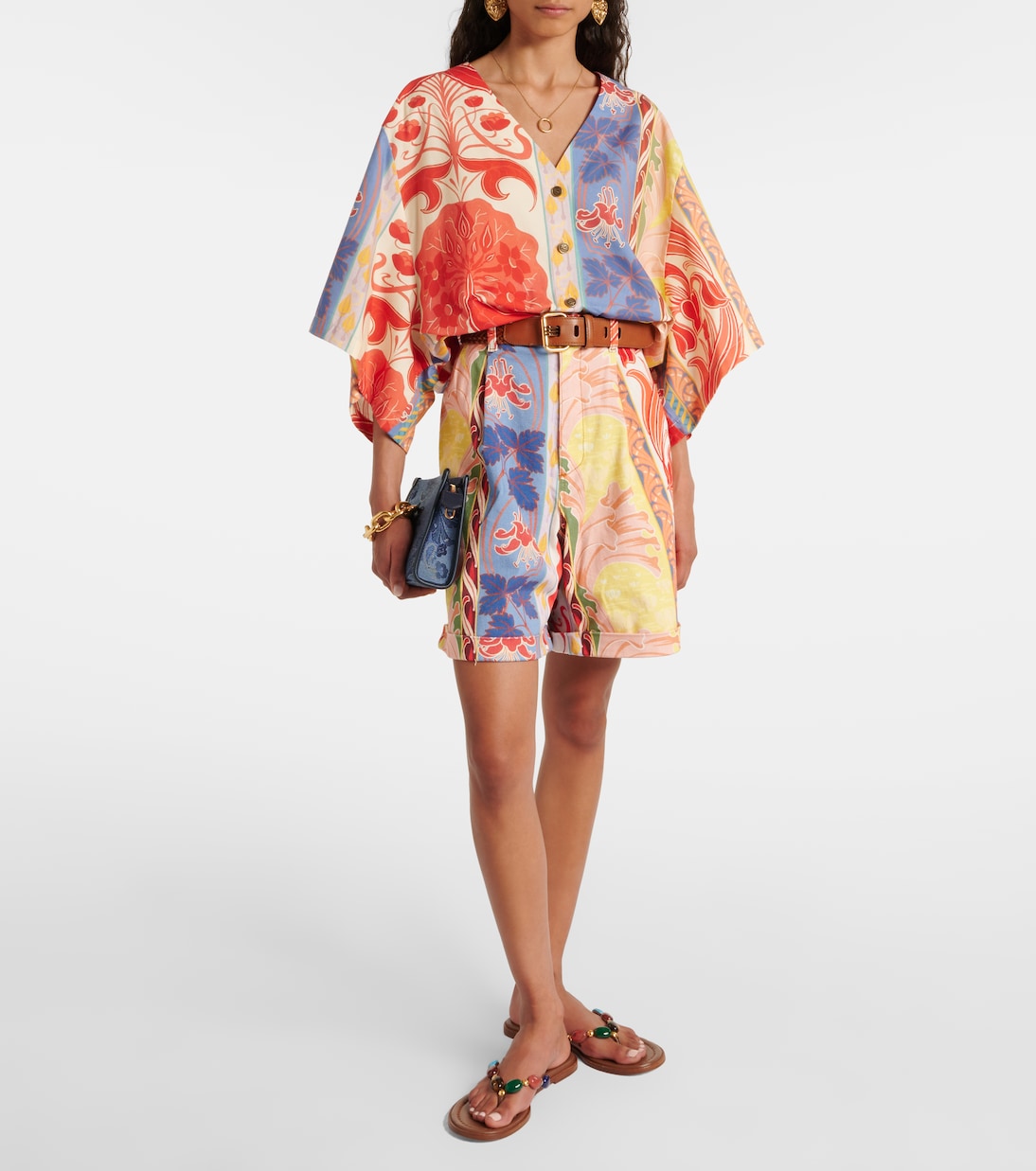 Camicia oversize in misto cotone | Etro