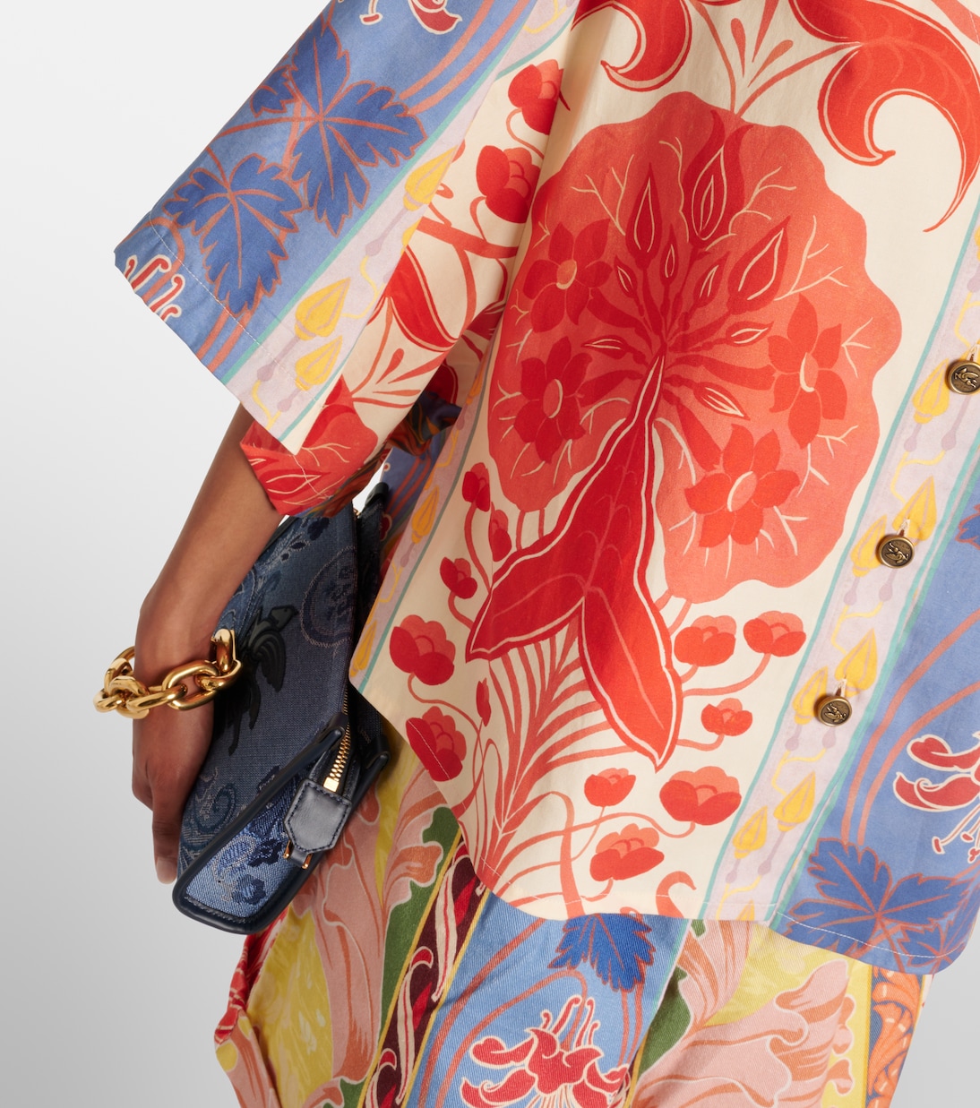 Camicia oversize in misto cotone | Etro