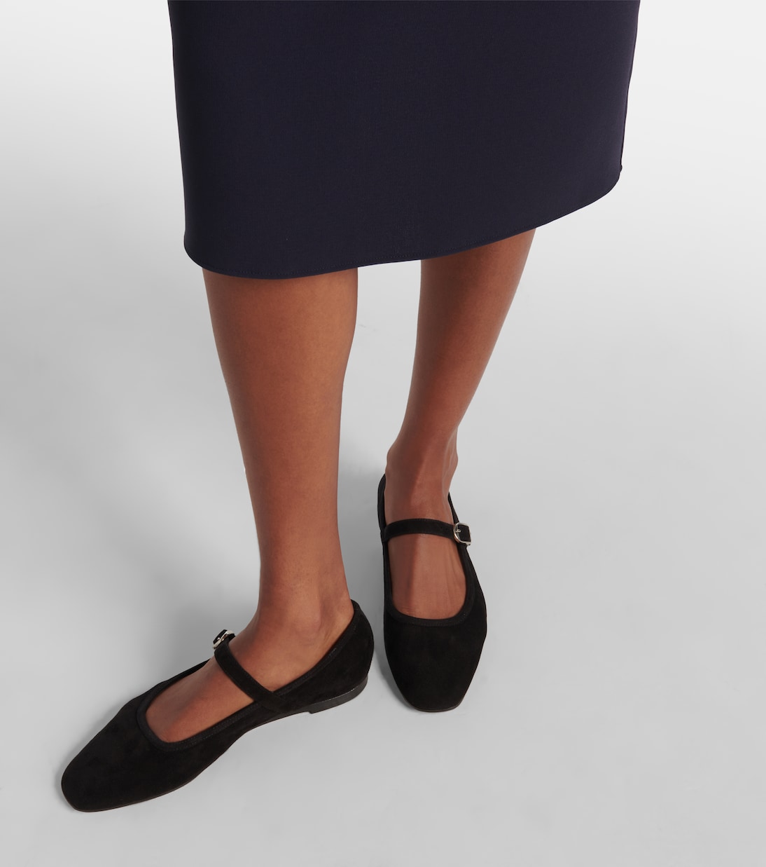 Ballerine Mary Jane in suede | Le Monde Béryl