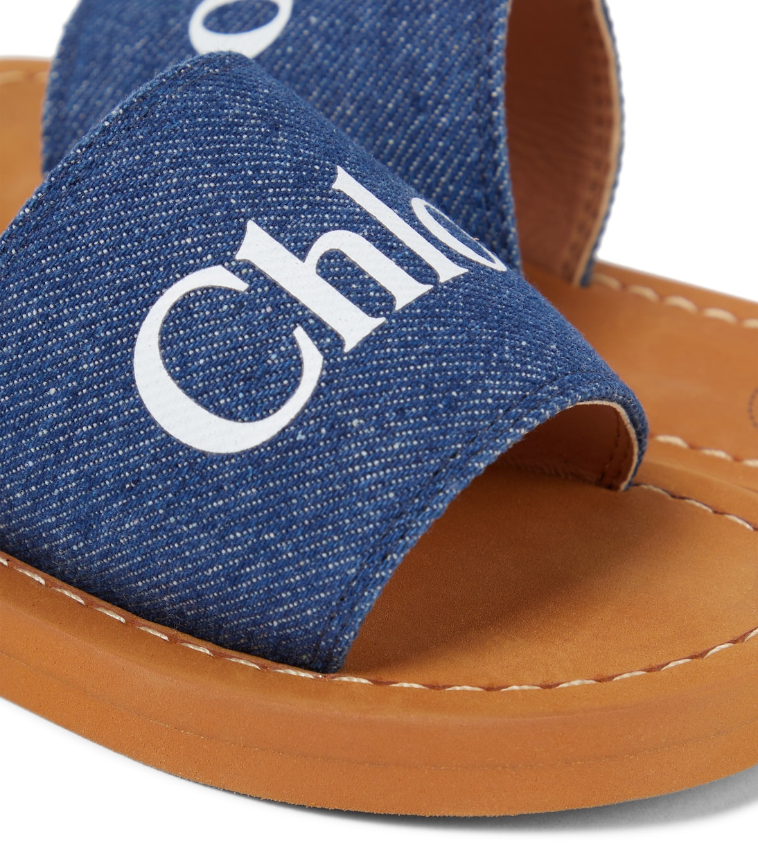 Sandali in canvas con logo | Chloé Kids