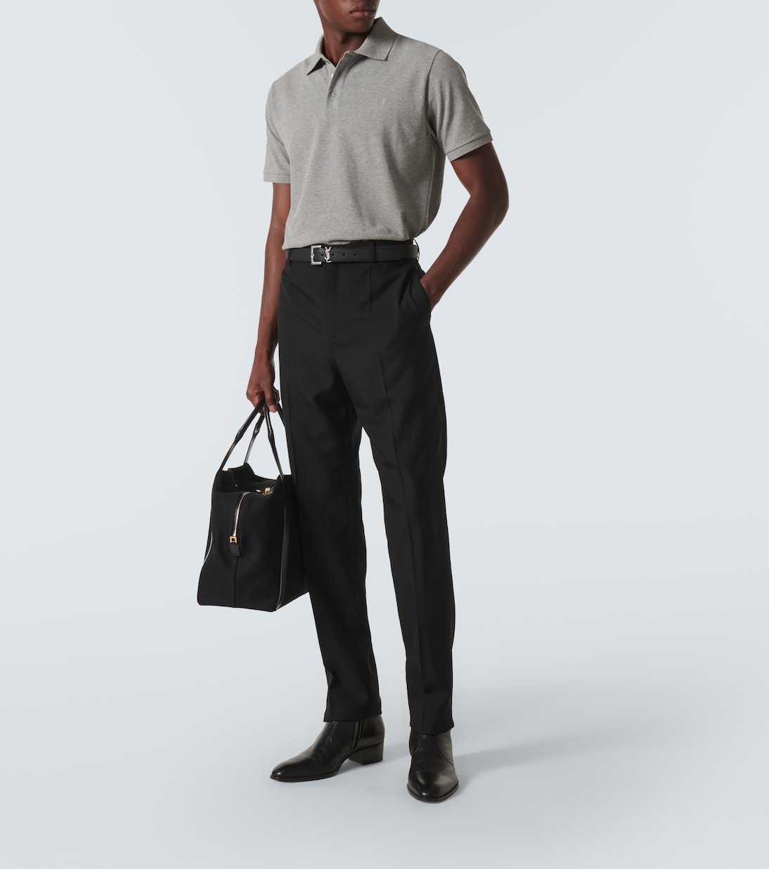 T-shirt Cassandre en coton mélangé | Saint Laurent