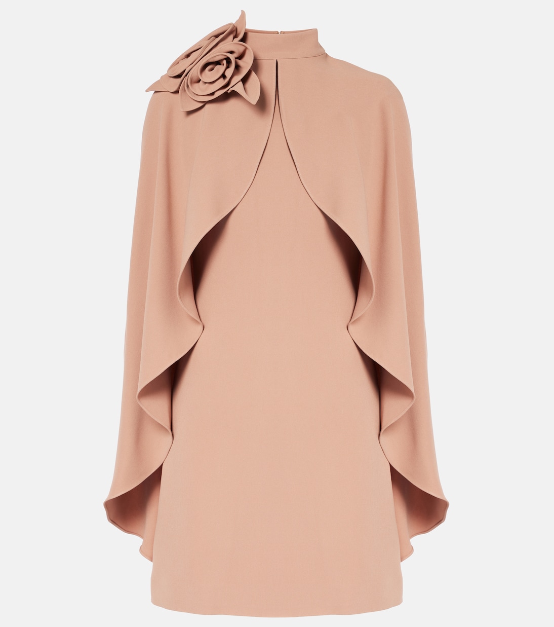 Abito corto in cady con applicazioni floreali | Elie Saab