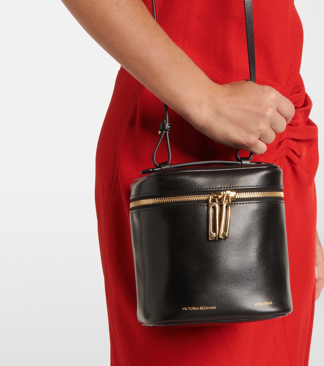 Borsa a spalla Vanity Cube in pelle | Victoria Beckham