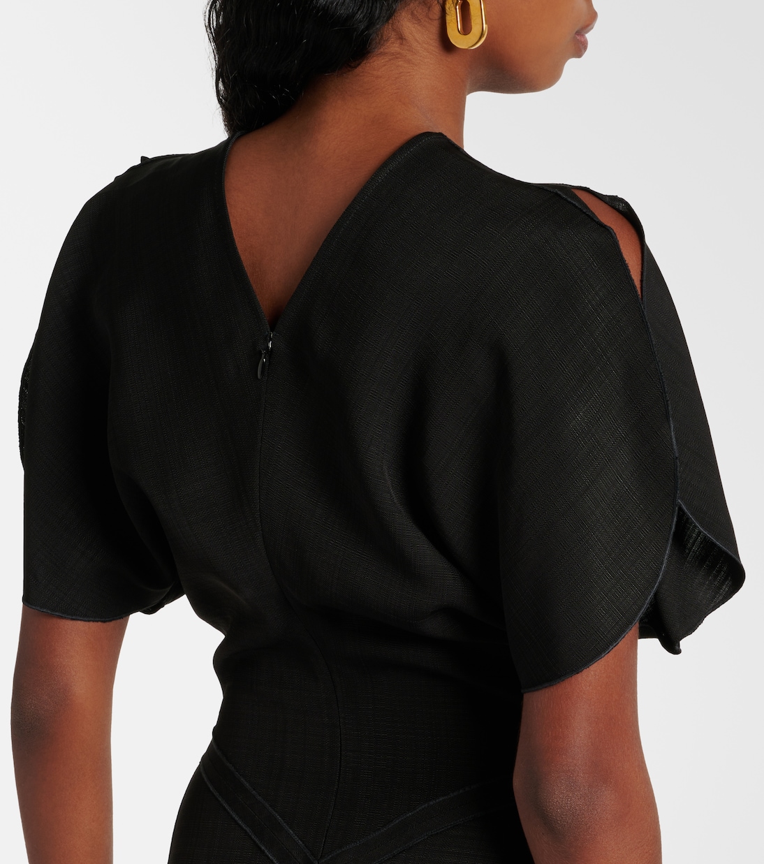 Abito corto con rouches | Victoria Beckham
