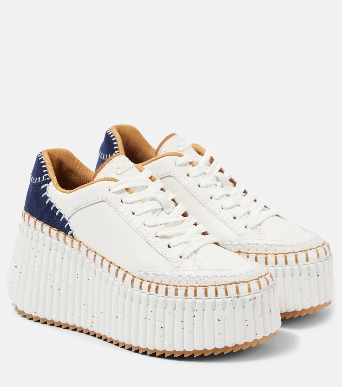 Zapatillas con plataforma Nama de piel | Chloé