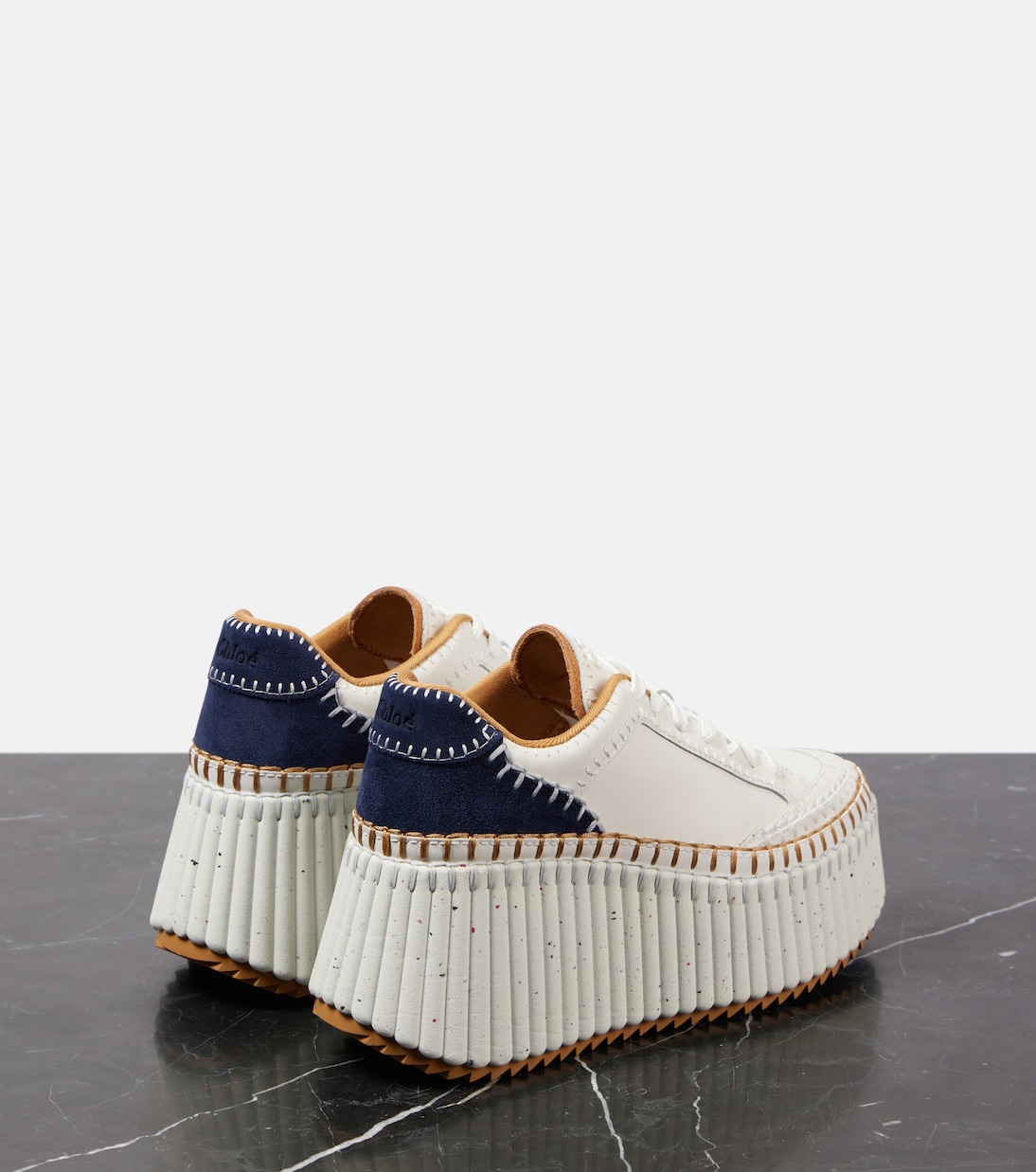 Zapatillas con plataforma Nama de piel | Chloé