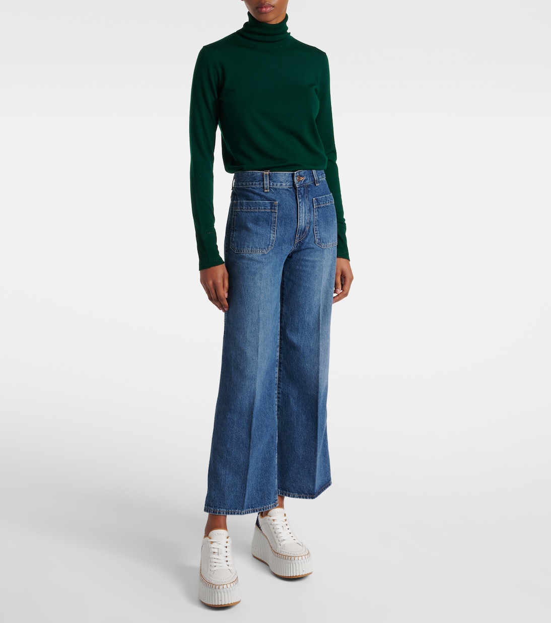 Zapatillas con plataforma Nama de piel | Chloé