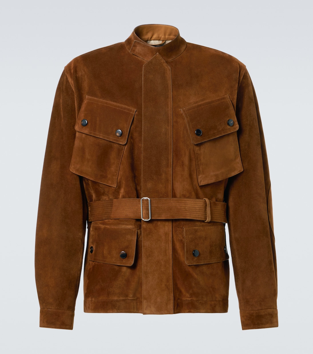 Belted suede field jacket | Dunhill