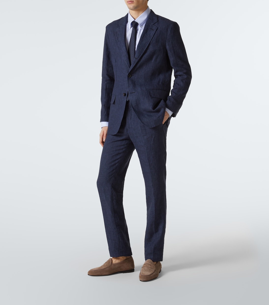Pantaloni regular Modluca in lino | Rubinacci