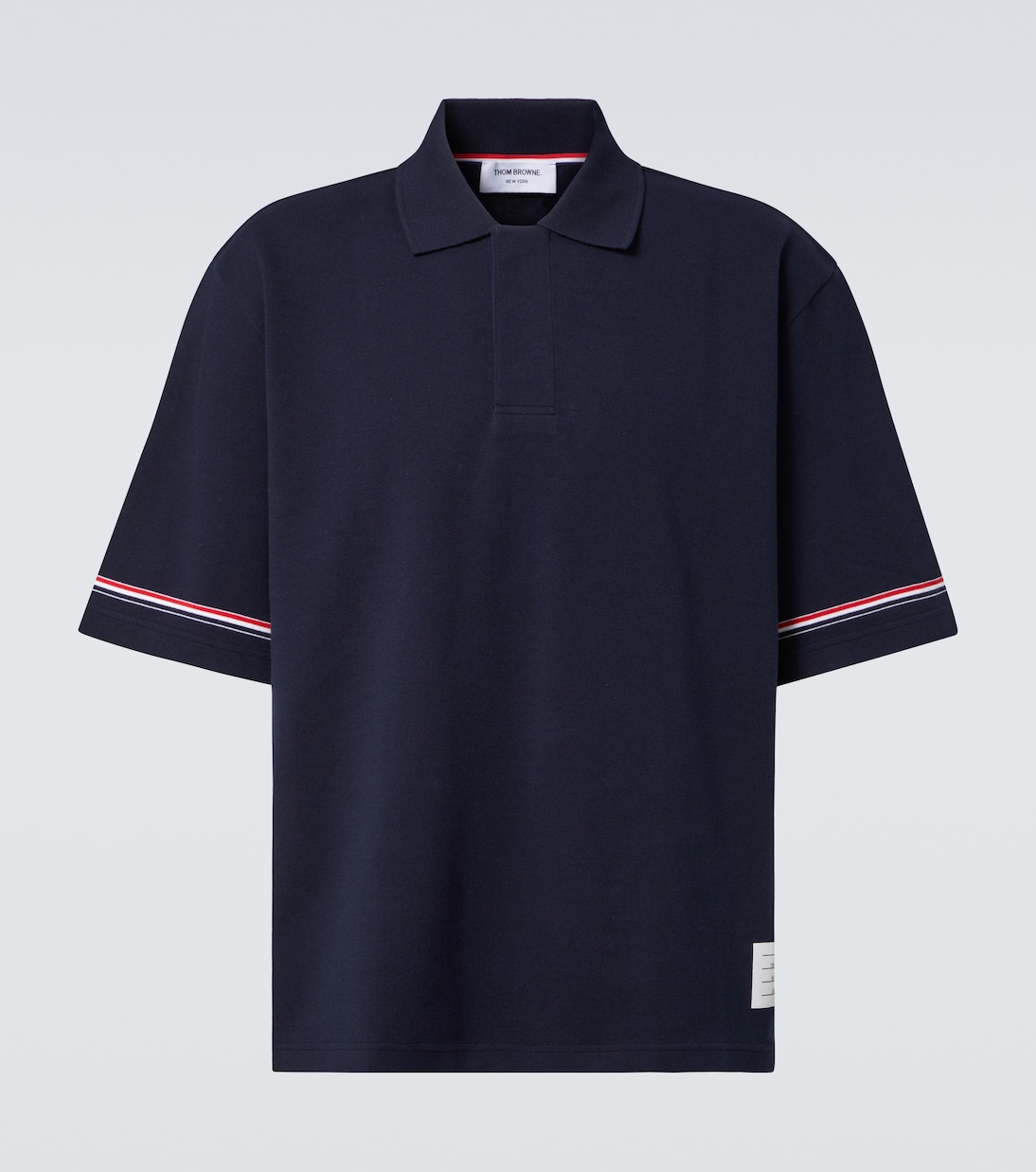 Polohemd RWB Stripe aus Baumwolle | Thom Browne