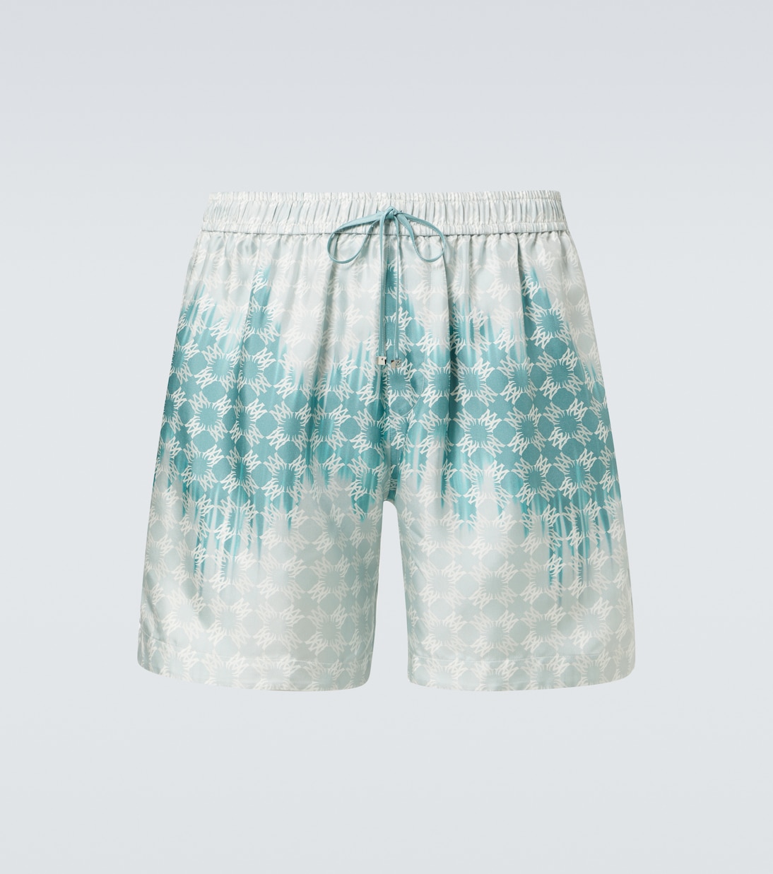 Shorts MA Quad in seta con stampa | Amiri