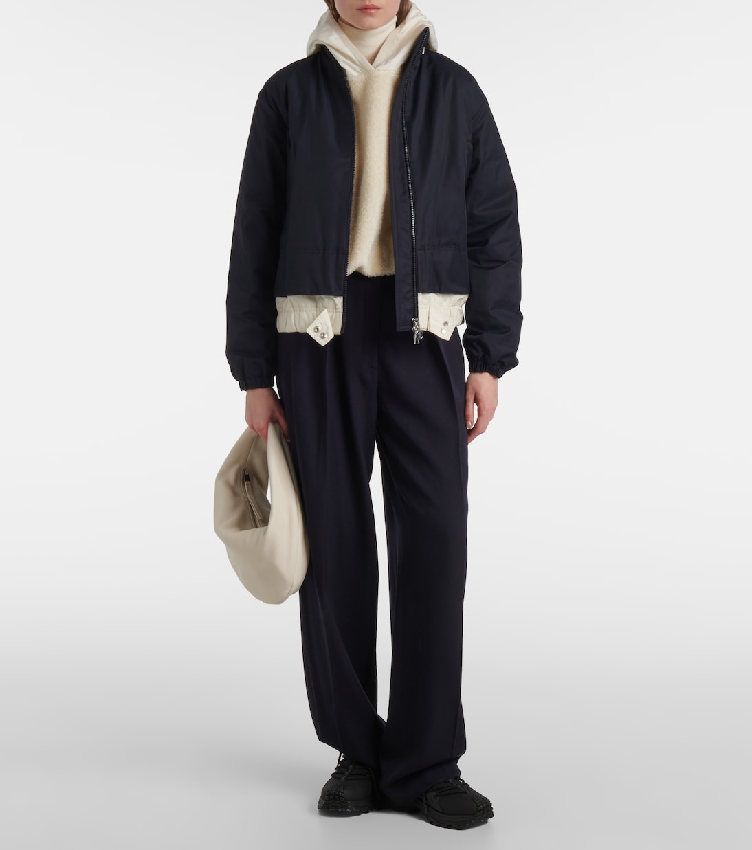 Piumino Janze in twill di misto cotone | Moncler