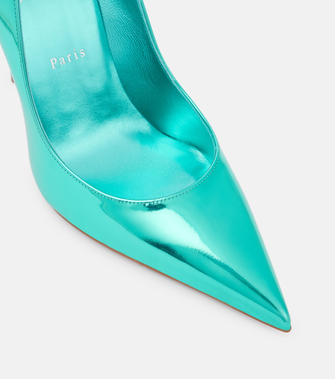 Pumps Miss Z 100 aus Metallic-Leder | Christian Louboutin