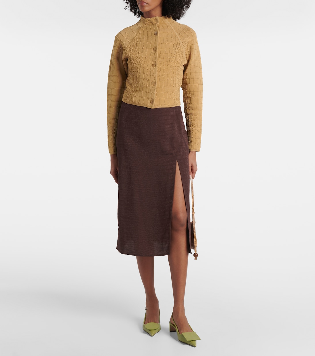 Cárdigan Scala con efecto cocodrilo | Jacquemus