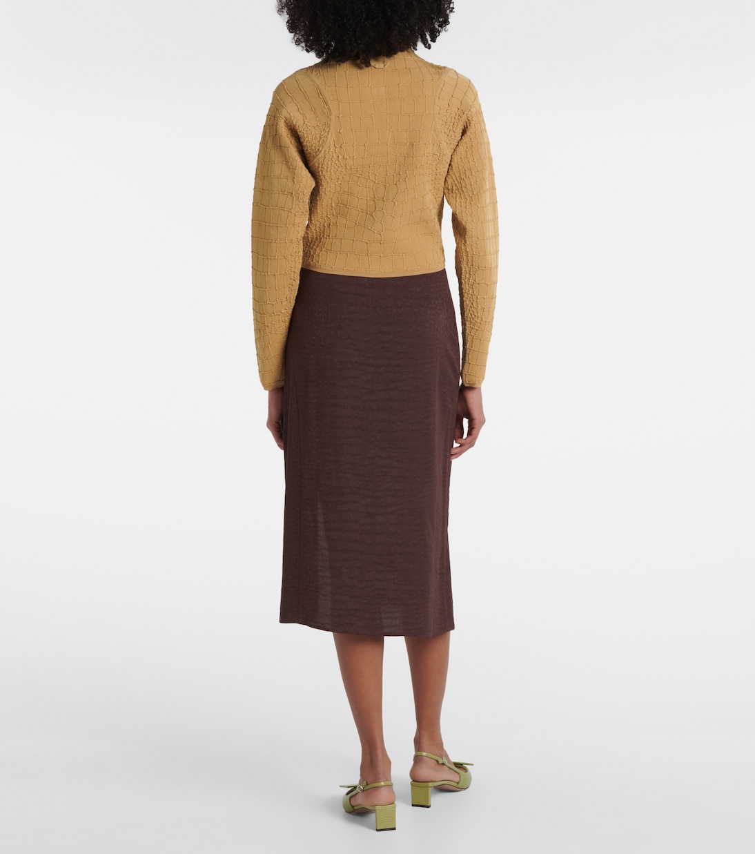 Cárdigan Scala con efecto cocodrilo | Jacquemus