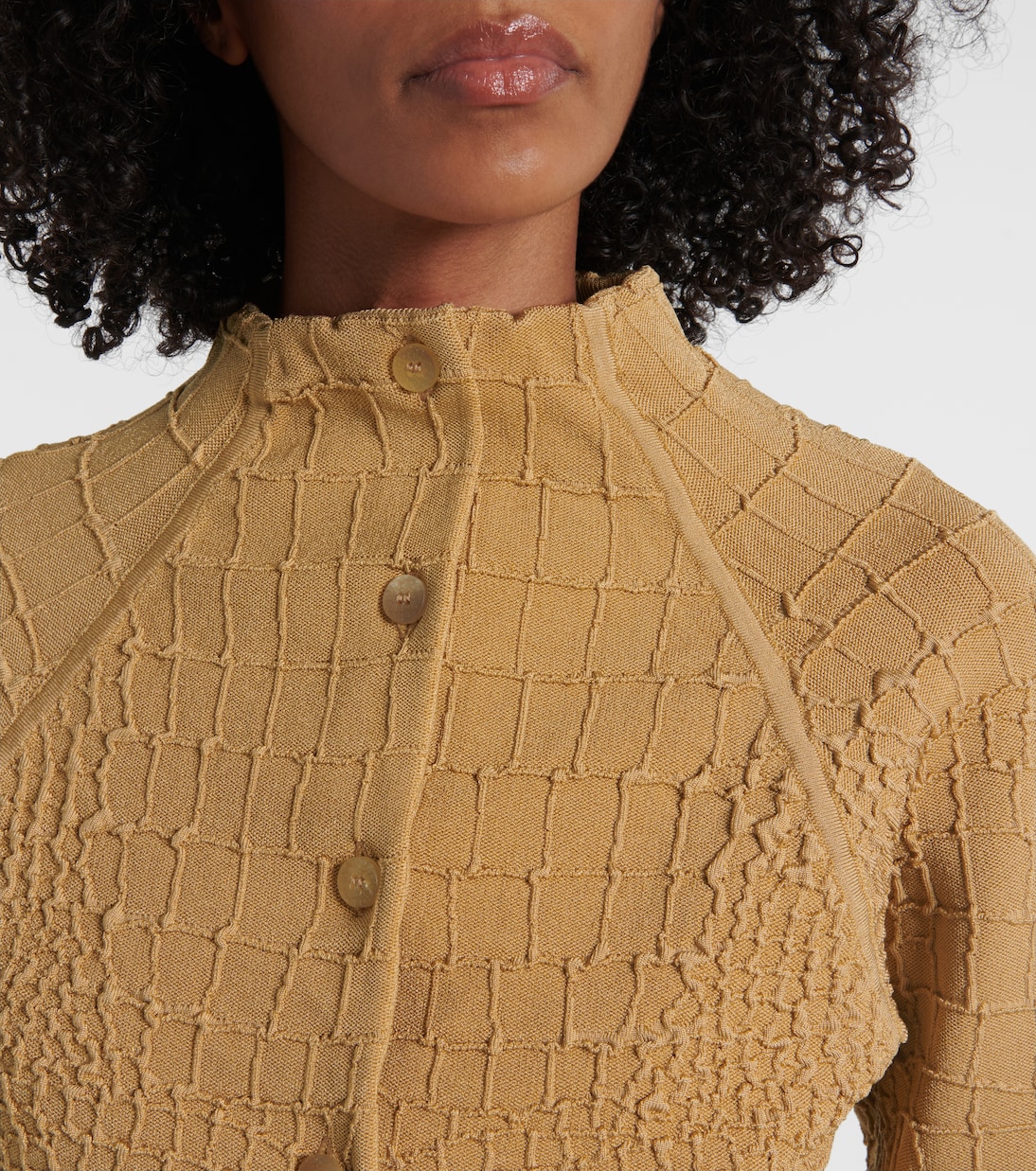Cárdigan Scala con efecto cocodrilo | Jacquemus