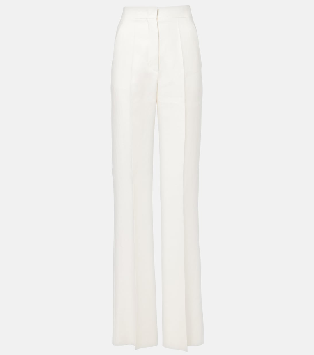 Pantaloni a gamba larga Aversa in lino a vita alta | Max Mara